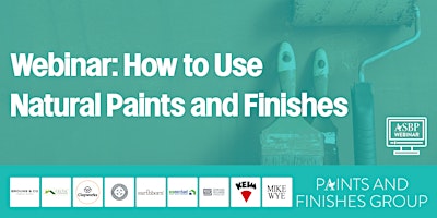 Imagem principal do evento Webinar: How to Use Natural Paints and Finishes