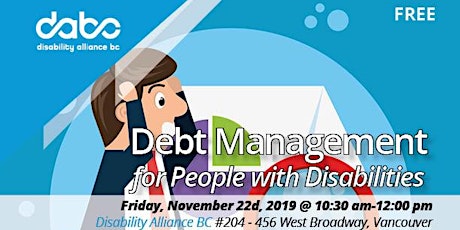 Debt Management  for People with Disabilities 