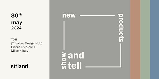 Sitland Show and Tell / New products 2024  primärbild