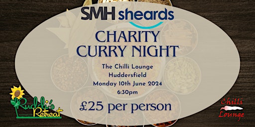 Imagem principal do evento Charity Curry Night in Support of Ruddi's Retreat