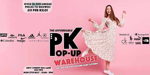 Imagem principal do evento Warehouse Preloved Vintage Kilo - £15 per kilo!