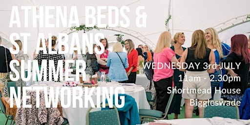 Athena Summer Networking at Shortmead House primary image