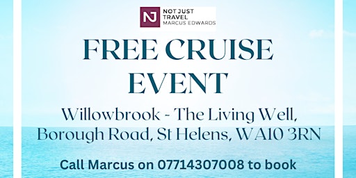 Hauptbild für FREE Cruise Event - Learn More About Cruise Holidays