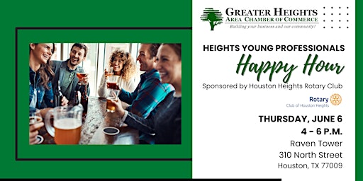Image principale de Heights Young Professionals Happy Hour