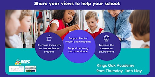 PINS Parent carer Engagement Session at Kings Oak Academy primary image