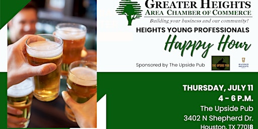 Heights Young Professionals Happy Hour primary image