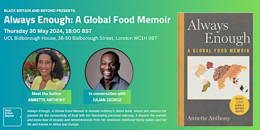 Imagen principal de Always Enough: A Global Food Memoir with Annette Anthony and Julian George