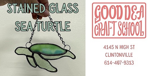 Imagem principal do evento Stained Glass - Sea Turtle Fundraiser Art Class