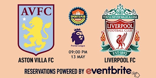 Primaire afbeelding van Aston Villa v Liverpool | Premier League - Sports Pub Malasaña