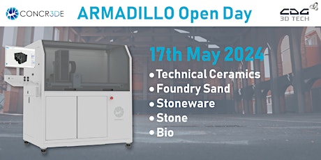 CDG 3D TECH - Open Day -  ARMADILLO 3D Printer UK launch in Derby