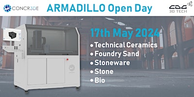 CDG 3D TECH - Open Day -  ARMADILLO 3D Printer UK launch in Derby primary image