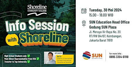 Info Session With Shoreline at SUN Education Head Office