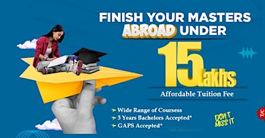 FINISH YOUR MASTERS ABOARD UNDER 15LAKHS primary image