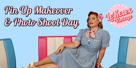 Vintage pin up makeover and photoshoot