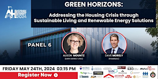 Hauptbild für Green Horizons Summit 2024: Pioneering Sustainable Housing Solutions
