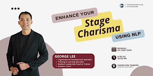 Immagine principale di TMCS Workshop: Enhance your Stage Charisma using NLP 
