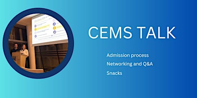 CEMS Talk  | IB Club primary image