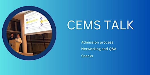 CEMS Talk  | IB Club primary image