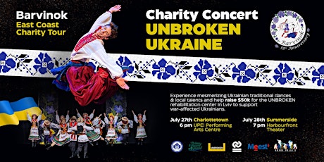 Charity Concert 'UNBROKEN UKRAINE' in Charlottetown