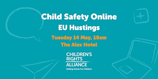 Imagem principal do evento EU Hustings: Online Safety