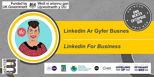 IN PERSON -  Linkedin Ar Gyfer Busnes // Linkedin For Business primary image