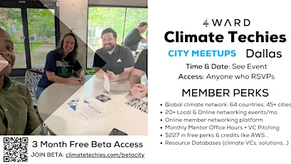 Dallas Climate 4WARD: Crepes & Climate Member Meetup