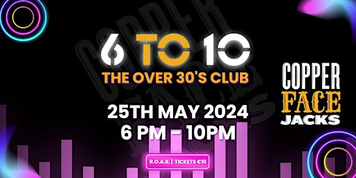 6 To 10  - over 30's daytime clubbing primary image