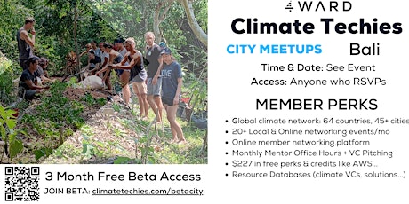 Climate Techies Bali Indonesia Member Sustainability Meetup