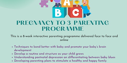Imagem principal do evento Pregnancy to 3 programme