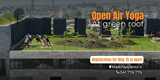 Open Air yoga at green roof primary image