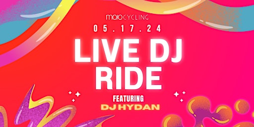 Primaire afbeelding van MOJO Cycling Live DJ Ride ft. DJ Hydan