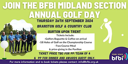 Primaire afbeelding van Midland Section Annual Golf Day
