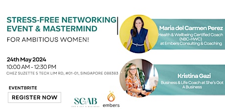 Image principale de Stress-free networking event & mastermind for ambitious women