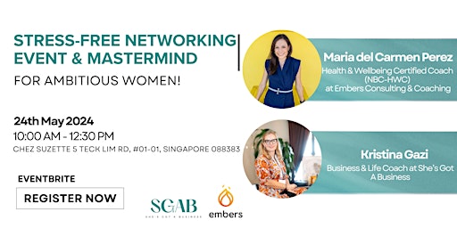 Primaire afbeelding van Stress-free networking event & mastermind for ambitious women