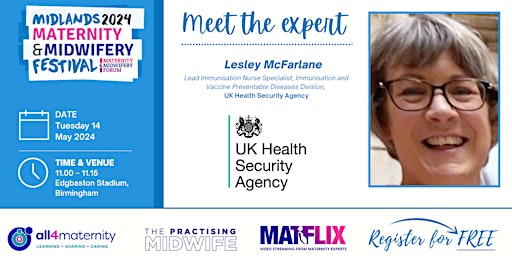 Imagen principal de Meet The Expert  from UK Health Security Agency (In-person)