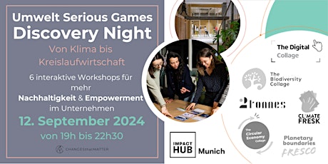Umwelt Serious Games - Discovery Night
