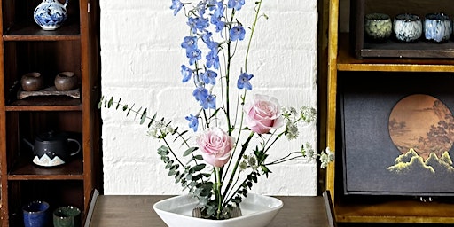 Imagem principal de Japanese Flower Arrangement Class ｜Ohararyu Ikebana with Floriental Studio