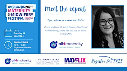 Meet The Expert  from All4Maternity (In-person)