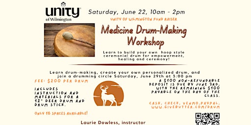 Medicine Drum Making Workshop primary image