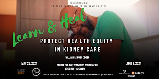 Image principale de Detroit, MI: Protect Health Equity in Kidney Care