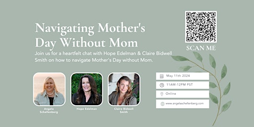 Imagen principal de Navigating Mother's Day Without Mom: A Conversation with Hope Edelman & Claire Bidwell Smith