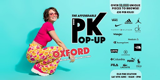 Imagem principal do evento Oxford's Affordable PK Pop-up - £20 per kilo!
