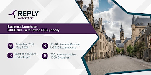 Imagem principal do evento BCBS239 – a renewed ECB priority