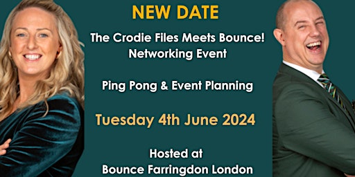 Imagen principal de Ping Pong & Event Planning The Crodie Files Meets Bounce