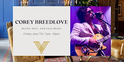 Corey Breedlove | LIVE Music at WineYard Grille + Bar primary image