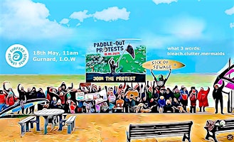 Imagem principal do evento Gurnard Paddle Out Protest for Surfers Against Sewage.