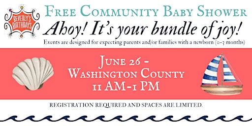 Free Community Baby Shower - Washington County primary image