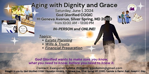 Imagem principal do evento Aging with Dignity & Grace - 6/1/2024