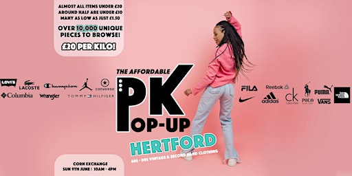 Imagem principal do evento Hertford's Affordable PK Pop-up - £20 per kilo!
