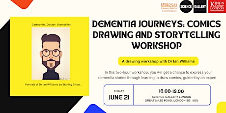 Dementia Journeys: Comics drawing and storytelling workshop primary image